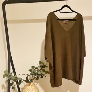 Kerisma Moss Green Sweater Dress